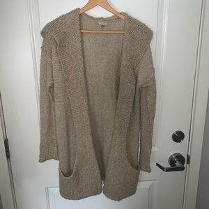 Knit Hooded Sweater